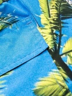 Blue Sky InnPalm Tree Print Swim Trunks - Sky Blue/Multicolor -Patagonia Clothing Shop Palm Tree Print Swim Trunks 20230525013746 2