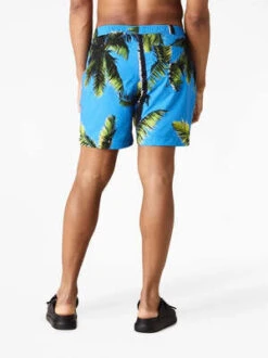 Blue Sky InnPalm Tree Print Swim Trunks - Sky Blue/Multicolor -Patagonia Clothing Shop Palm Tree Print Swim Trunks 20230525013746