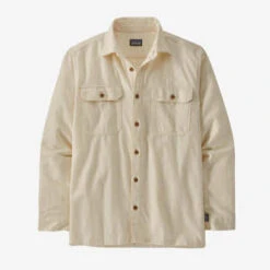 PatagoniaLong-Sleeved Organic Cotton Midweight Fjord Flannel Shirt - Undyed Natural