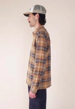 PatagoniaOrganic Fjord Flannel Shirt - Mojave Khaki -Patagonia Clothing Shop Patagonia Organic Fjord Flannel Shirt Mojave Khaki 20230314235223 1