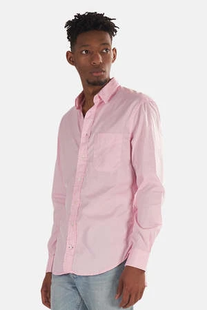 Blue&CreamPinpoint Button Down Shirt - Pink Pinpoint 4 Blue&CreamPinpoint Button Down Shirt - Pink Pinpoint - Image 2