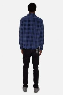 Blue&CreamPolar Fleece Overshirt - Navy Plaid -Patagonia Clothing Shop Polar Fleece Overshirt Navy Plaid 20221204003659 1