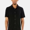 Blue&CreamPool Terry Short Sleeve Buttondown - Black -Patagonia Clothing Shop Pool Terry Short Sleeve Buttondown Black 20220819194659