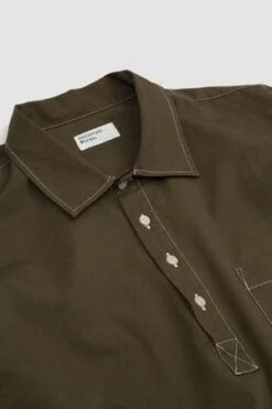Universal WorksScuba Cotton Pullover Shirt - Olive -Patagonia Clothing Shop Pullover Shirt Scuba Cotton Olive 20231018160858
