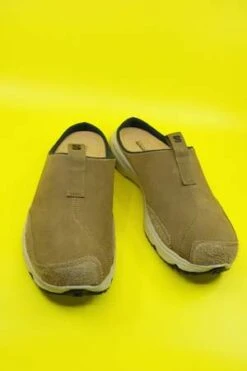 SALOMONRX Leather Slide - Kangaroo/Safari