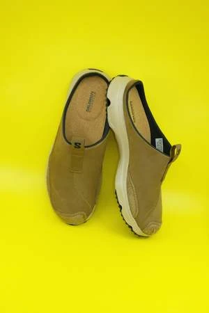 SALOMONRX Leather Slide - Kangaroo/Safari 4 SALOMONRX Leather Slide - Kangaroo/Safari - Image 2