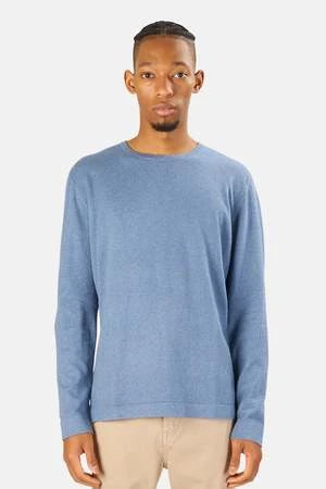 Blue&CreamReade Long Sleeve Tee - Waterfront