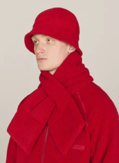 YMCRecycled Fleece Slot Scarf - Red -Patagonia Clothing Shop Recycled Fleece Slot Scarf Red 20230831134931