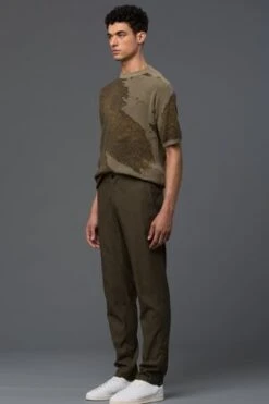 DdugoffRodney Slim Pant In Drab Summer Twill
