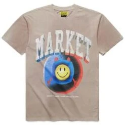 MARKETMarket Smiley Happiness Within T-shirt - Brown Tie-dye