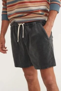 Marine LayerSaturday Cord Short - Faded Black -Patagonia Clothing Shop Saturday Cord Short in Faded Black 20230723204708