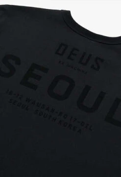 DeusSeoul Address Tee - Anthracite -Patagonia Clothing Shop Seoul Address Tee 20231012000638 1