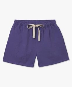 Howlin'Cotton Seersucker Magic Shorts - Violet