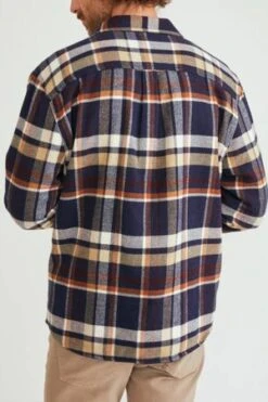 Marine LayerSignature Lined Camping Shirt - Navy/Brown Plaid -Patagonia Clothing Shop Signature Lined Camping Shirt 20231101174024 1