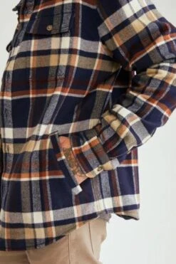 Marine LayerSignature Lined Camping Shirt - Navy/Brown Plaid -Patagonia Clothing Shop Signature Lined Camping Shirt 20231101174024