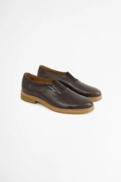 Jacques SoloviereSlip On Derby - Arthus Brown -Patagonia Clothing Shop Slip on derby Arthus brown 20210205181436 2