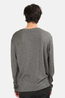 Blue&CreamSlub Long Sleeve Tee - Charcoal Heather -Patagonia Clothing Shop Slub Long Sleeve Tee Charcoal Heather 20220811144012 1