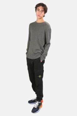 Blue&CreamSlub Long Sleeve Tee - Charcoal Heather -Patagonia Clothing Shop Slub Long Sleeve Tee Charcoal Heather 20220811144013