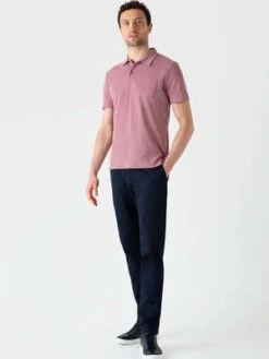 SunspelRiviera Polo Shirt - Vintage Pink