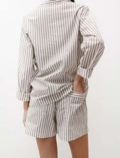 TEKLAPoplin Shorts - Hopper Stripes -Patagonia Clothing Shop TEKLA Poplin Shorts Hopper Stripes 20220520003357