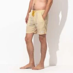 Banks JournalTallows Elastic Boardshort - Dark Mustard