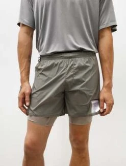 SatisfyTechsilk 8 Shorts - Vetiver Green