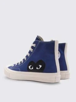 Comme Des Garcons Comme Des GarçonsUnisex Comme Des Garons Play Red Heart Converse Chuck All Star 70 High - Blue -Patagonia Clothing Shop UNISEX Comme des Gar ons Play Red Heart Converse Chuck All Star 70 High SNEAKERS BLUE 20220222203433 1