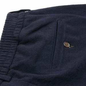 Universal WorksRecycled Soft Wool Oxford Pant - Navy 4 Universal WorksRecycled Soft Wool Oxford Pant - Navy - Image 2