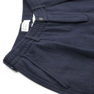 Universal WorksRecycled Soft Wool Oxford Pant - Navy 5 Universal WorksRecycled Soft Wool Oxford Pant - Navy - Image 3