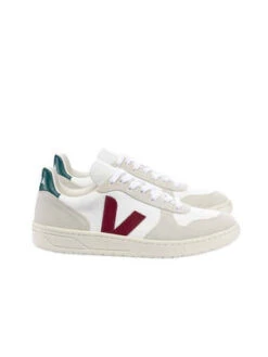 VEJAV-10 B Mesh Shoes - White/Marsala Brittany