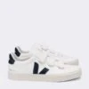 VEJARecife Logo Chromefree Leather Sneakers - White/Black -Patagonia Clothing Shop VEJA Recife Logo Chromefree Leather Sneakers White Black 20230517134332