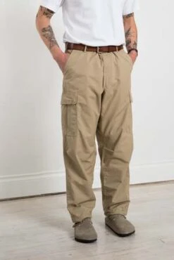 OrslowVintage Fit 6 Pocket Cargo Pants - Beige -Patagonia Clothing Shop Vintage Fit 6 Pocket Cargo Pants Beige 20230507023511 1