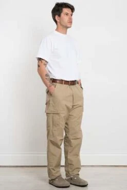 OrslowVintage Fit 6 Pocket Cargo Pants - Beige -Patagonia Clothing Shop Vintage Fit 6 Pocket Cargo Pants Beige 20230507023512 2
