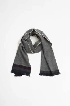 Begg X CoWash Vaudie Weavers Scarf - Navy/Burgundy -Patagonia Clothing Shop Wash Vaudie Weavers Scarf Navy Burgundy 20220825181802