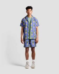 Poplin & Co.Shorts - Wild Pineapple Print