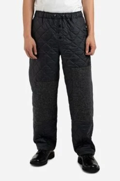 LavenhamWool Patch Trousers - Lamp Black