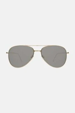 IllestevaWooster Sunglasses - Gold/Silver Flat Mirror