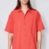 YMCMitchum Short Sleeve Shirt - Red -Patagonia Clothing Shop YMC Mitchum Short Sleeve Shirt Red 20230623203344