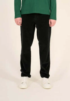 Knowledge Cotton Apparelregular 8-Wales Corduroy Pant - Black